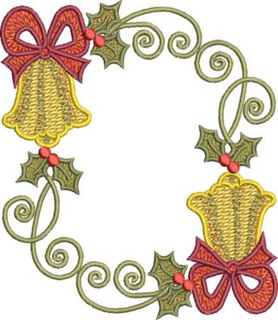 Picture of Festive Circle Bells Machine Embroidery Design