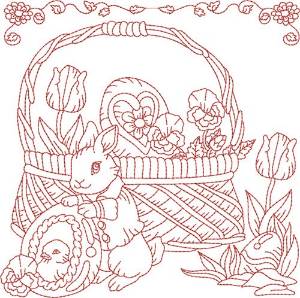 Picture of Easter Block Machine Embroidery Design