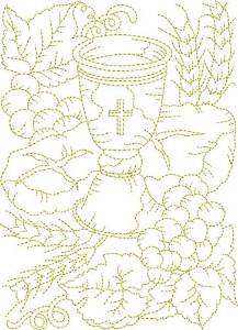Picture of Religious Foods Machine Embroidery Design
