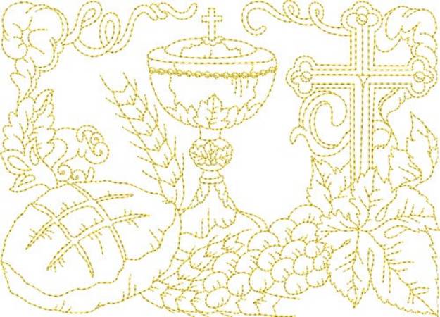 Picture of Religious Items Machine Embroidery Design