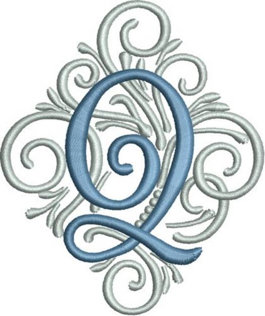 Picture of Adorn Monogram Q Machine Embroidery Design