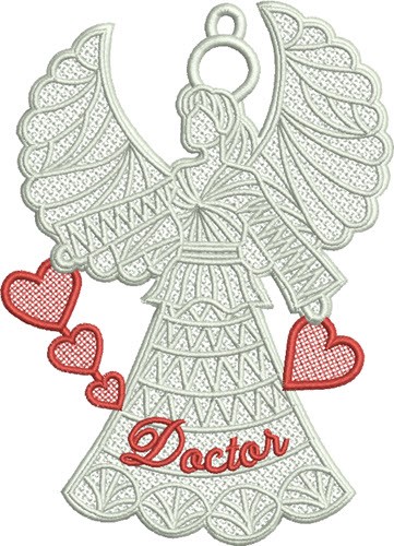 FSL Doctor Angel Machine Embroidery Design