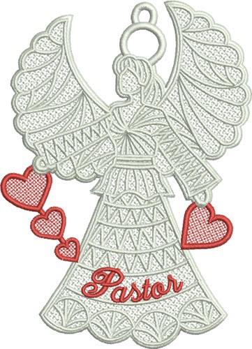 FSL Pastor Angel Machine Embroidery Design