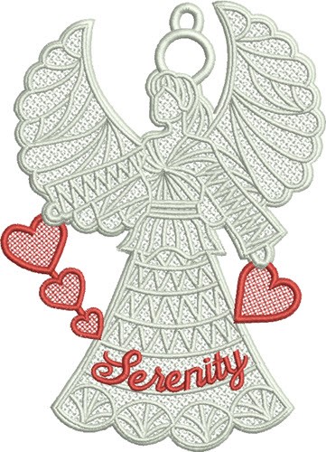 FSL Serenity Angel Machine Embroidery Design