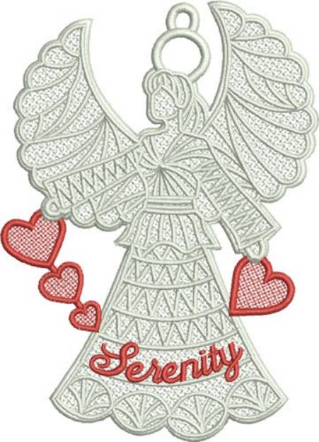 Picture of FSL Serenity Angel Machine Embroidery Design