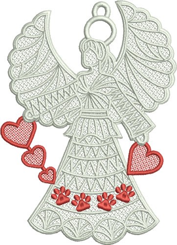 FSL Pet Angel Machine Embroidery Design