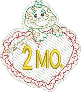 Picture of Baby 2 Months Machine Embroidery Design