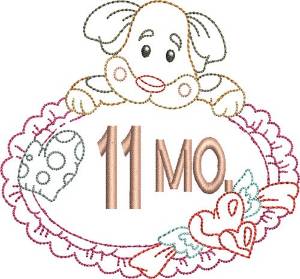 Picture of Baby 11 Month Machine Embroidery Design