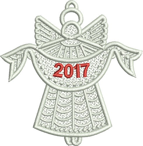 FSL 2017 Angel Machine Embroidery Design