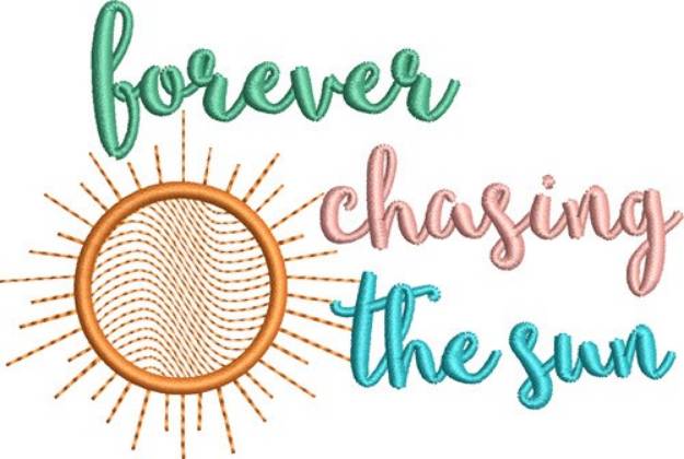 Picture of Chasing The Sun Machine Embroidery Design