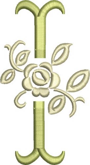 Picture of Tuscan Rose Monogram I Machine Embroidery Design