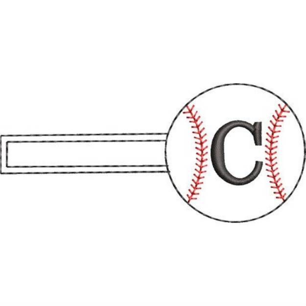 Picture of Baseball Key Fob C