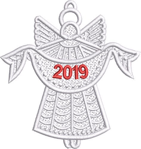 FSL 2019 Angel Machine Embroidery Design