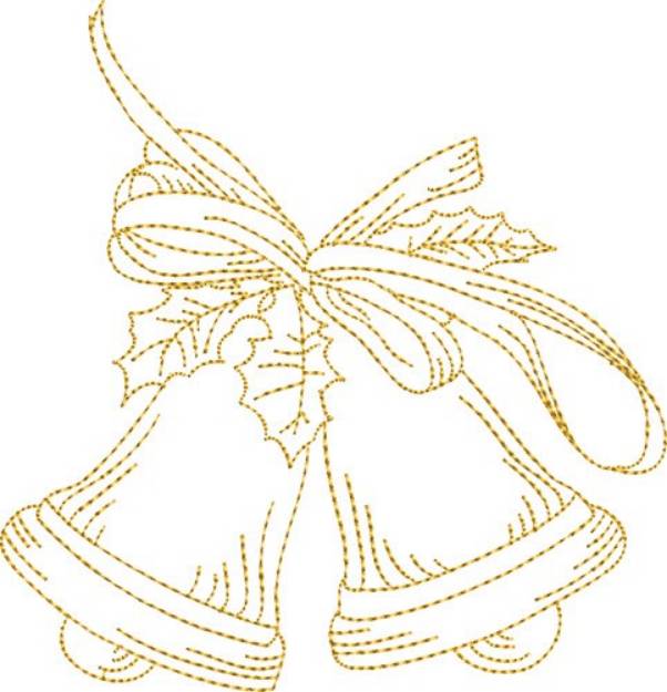 Picture of Christmas Jingle Bells Machine Embroidery Design