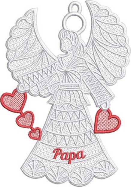 Picture of FSL Papa Angel Machine Embroidery Design