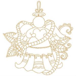 Picture of Quilt Block Angel Machine Embroidery Design