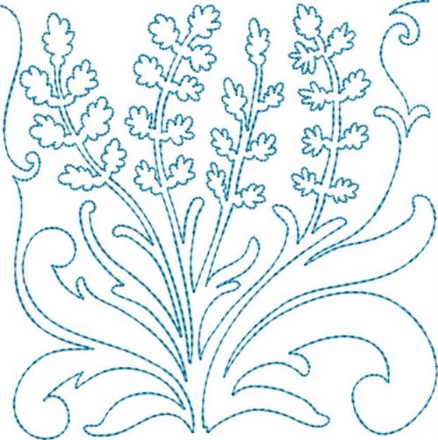 Picture of Floral Quilt Machine Embroidery Design