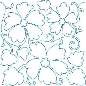 Picture of Quilt Floral Machine Embroidery Design