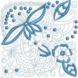 Picture of Quilt Florals Machine Embroidery Design