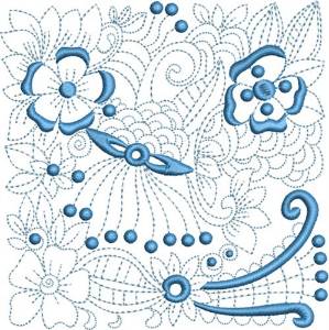 Picture of Quilt Flowers Machine Embroidery Design