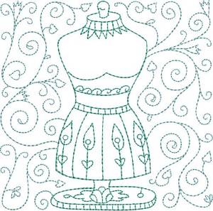 Picture of Mannequin Block Machine Embroidery Design