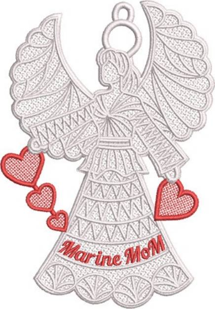 Picture of FSL Angel Marine Mom Machine Embroidery Design