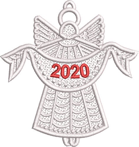 FSL 2020 Angel Machine Embroidery Design