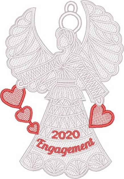 Picture of FSL Engagement Machine Embroidery Design