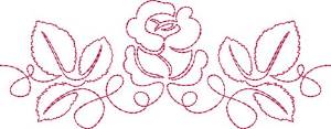 Picture of Free Motion Bud Machine Embroidery Design