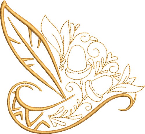 Thanksgiving Decorative Leaves Machine Embroidery Design