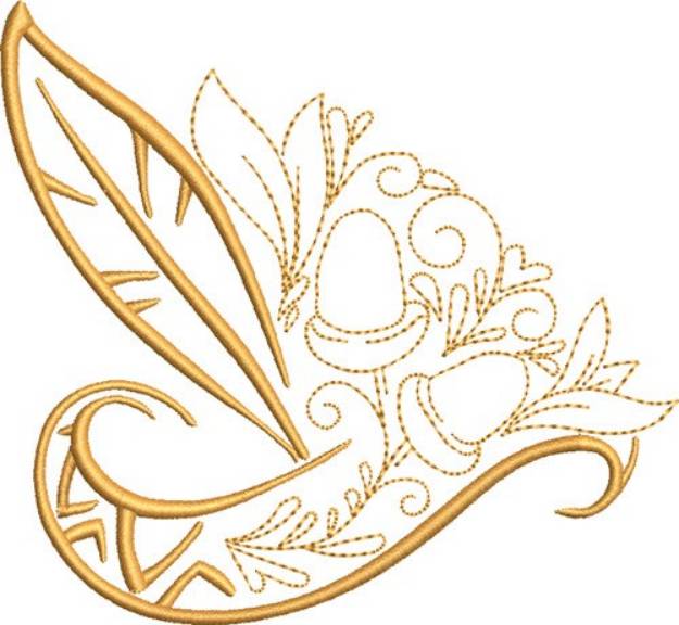 Picture of Thanksgiving Decorative Leaves Machine Embroidery Design