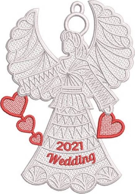 Picture of FSL Wedding Angel Machine Embroidery Design