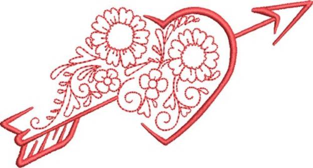 Picture of Valentine Delight Heart & Flowers