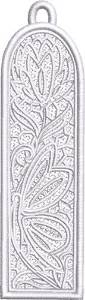 Picture of FSL Butterfly Bookmark #6 Machine Embroidery Design