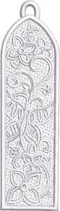 Picture of FSL Butterfly Bookmark #7 Machine Embroidery Design