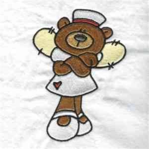 Picture of Angel Nurse Machine Embroidery Design