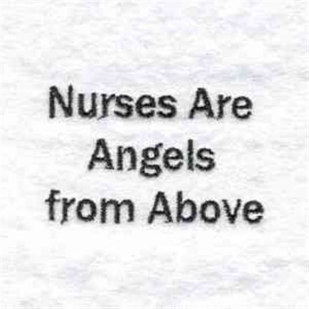 Picture of Nurses Are Angels Machine Embroidery Design