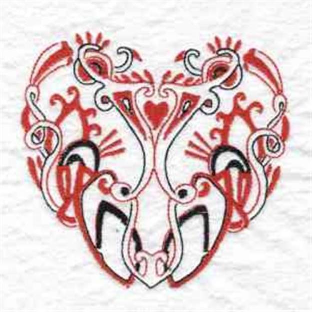 Picture of Celtic Valentine Heart Machine Embroidery Design