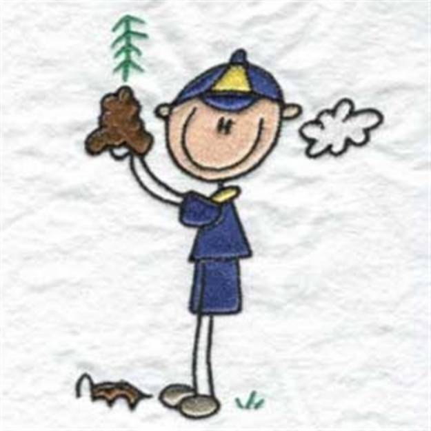 Picture of Planting A Tree Machine Embroidery Design