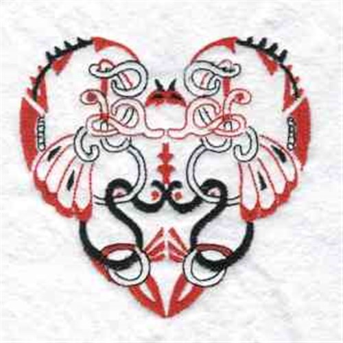 Celtic Valentine Machine Embroidery Design