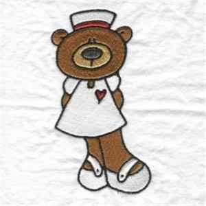 Picture of Nurse Teddy Machine Embroidery Design