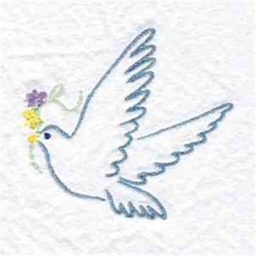 RW Dove Machine Embroidery Design
