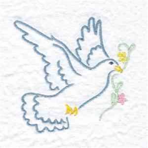 Picture of RW Peace Dove Machine Embroidery Design