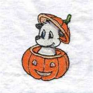 Picture of Halloween Puppy Machine Embroidery Design