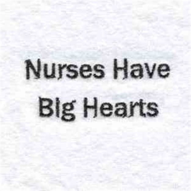 Picture of Nurses Hearts Machine Embroidery Design