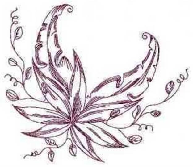 Picture of Floral Fantasy Machine Embroidery Design