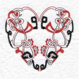 Picture of Celtic Valentine Machine Embroidery Design