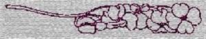Picture of RW Dogwood Machine Embroidery Design