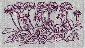 Picture of Layia Redwork Machine Embroidery Design