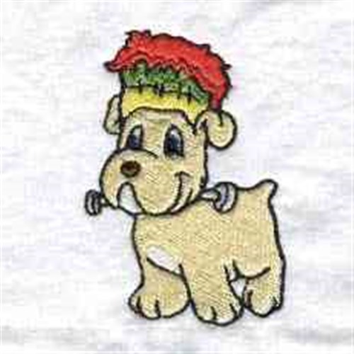 Frankenstein Dog Machine Embroidery Design